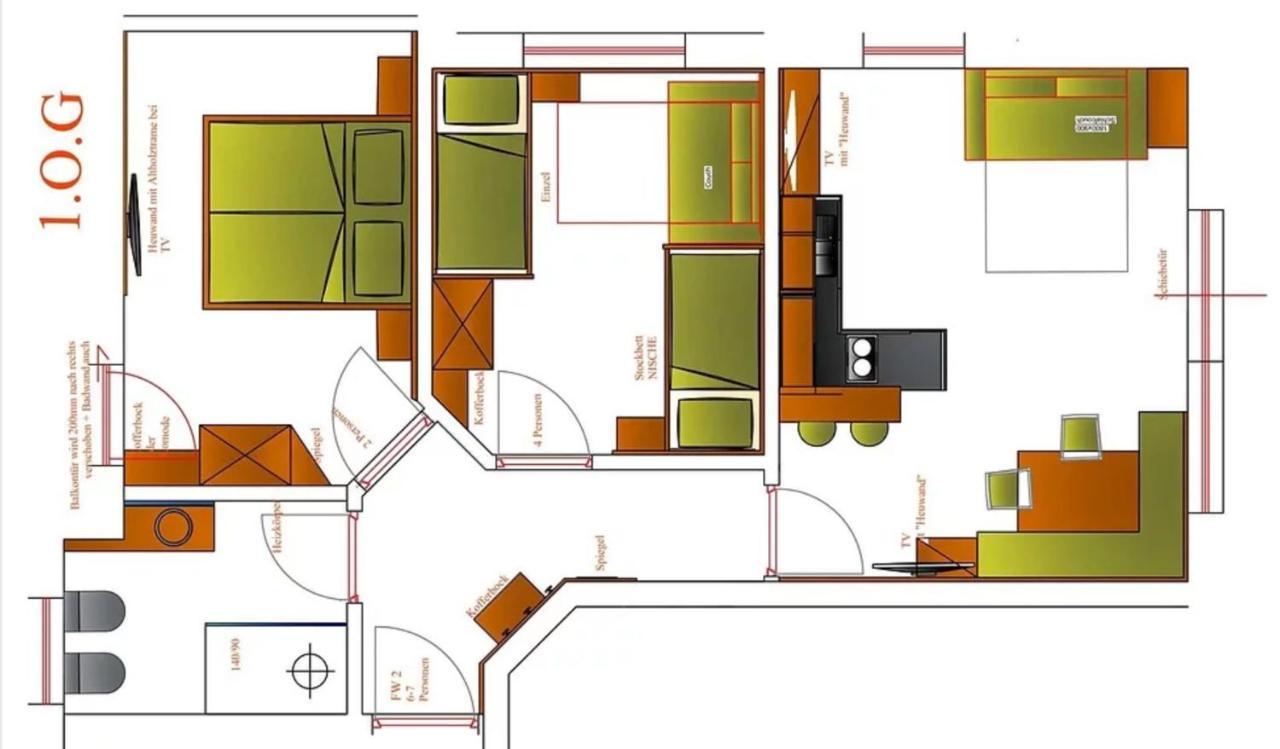 Haughof Apartement Laerchenweide Verano Eksteriør billede